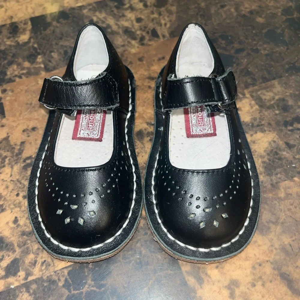 L'Amour Black Girls Mary Jane Dress Shoes